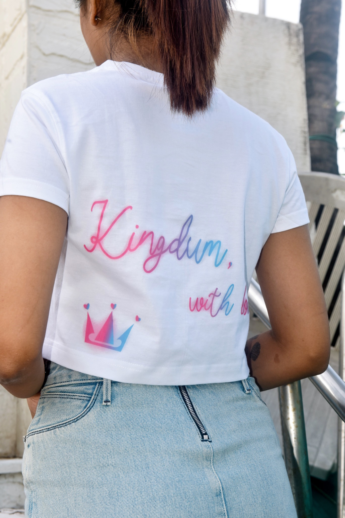 Kinish Baby Tee (White)
