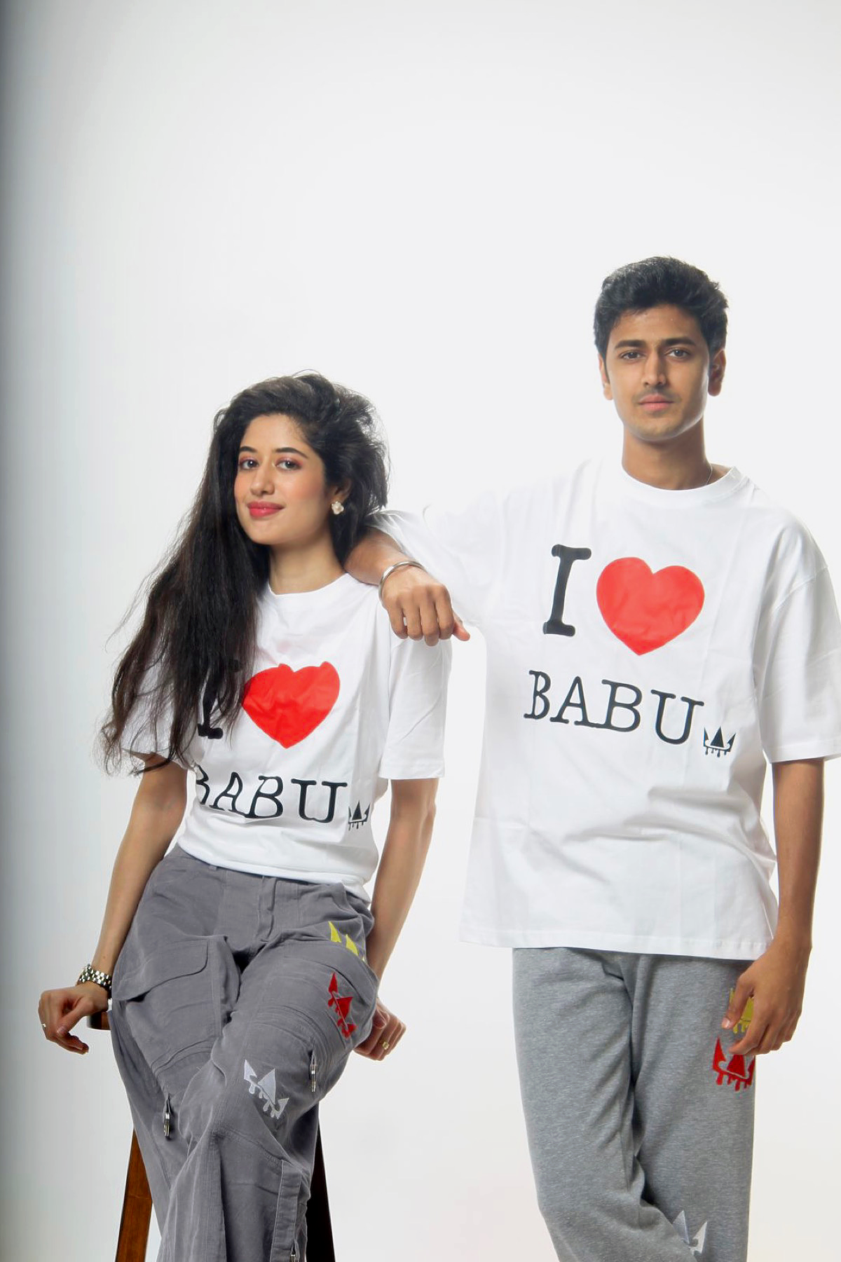 I ❤️ Babu T-shirt (Pack of 2)